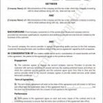 Service Contract Template 