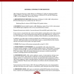 Service Contract Template 