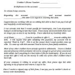 Settlement Letter Sample 