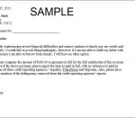 Settlement Letter Sample 