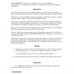 Subcontractor Agreement Form 