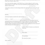 Sworn Affidavit Sample 