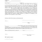 Free Sworn Affidavit Template Forms Sworn Affidavit Template