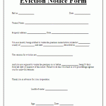 Tenant Eviction Letter