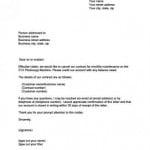 Termination Letter Template