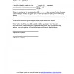 Travel Trailer Bill Of Sale Form 