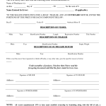 Travel Trailer Bill Of Sale Form 