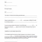 Vacate Notice 