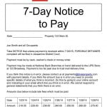 Vacate Notice 