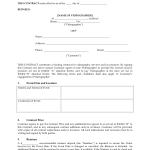 Videographer Contract Template 