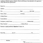 Free Waiver Of Liability Forms Forms Waiver Of Liability Forms