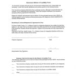 Free Waiver Of Liability Forms Forms Waiver Of Liability Forms