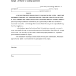 Waiver Of Liability Sample 
