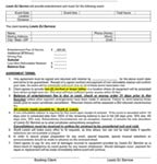 Printable Wedding Dj Contract Form Wedding Dj Contract