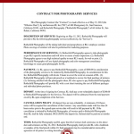 Wedding Photography Contract Template