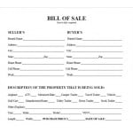 What Does A Bill Of Sale Look Like 