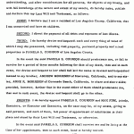 Will And Last Testament