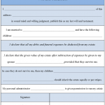 Will And Testament Template 