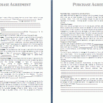 purchase agreement template 